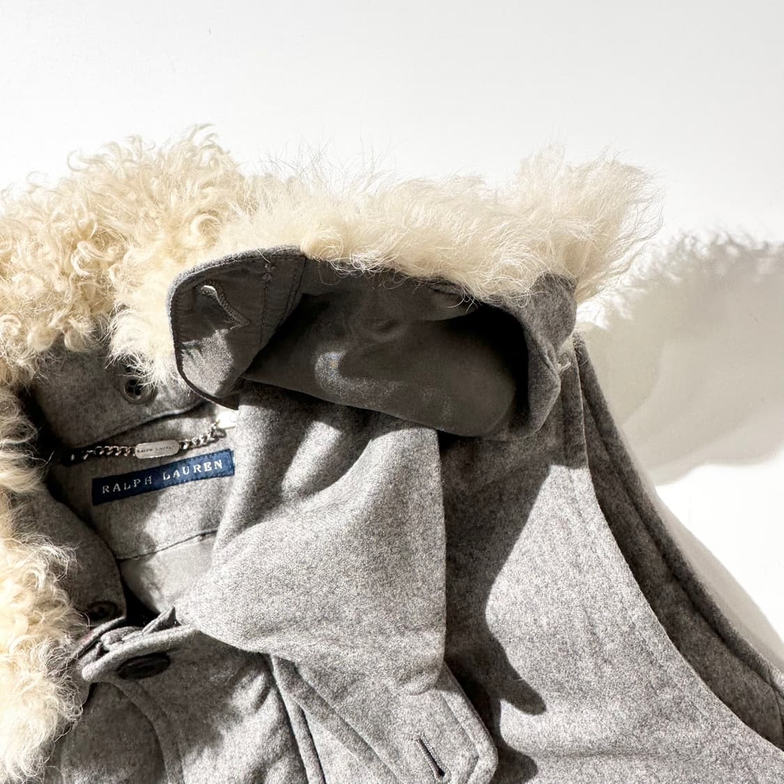 랄프로렌 양털카라 덕다운 패딩 베스트 상품이미지7