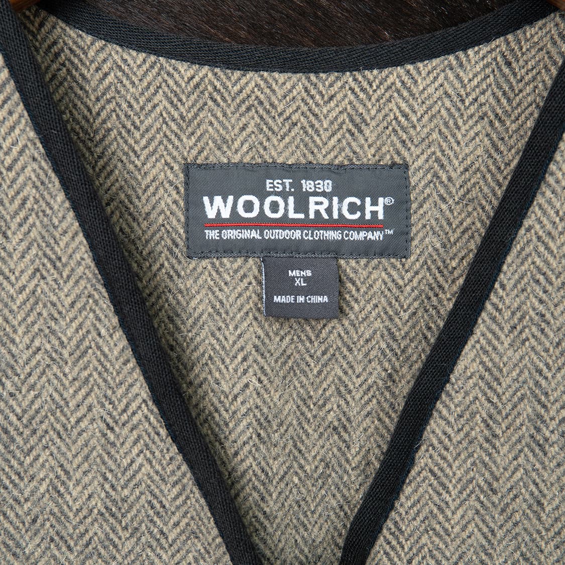 [XL] 울리치 헤링본 트위드 울 베스트  상품이미지6