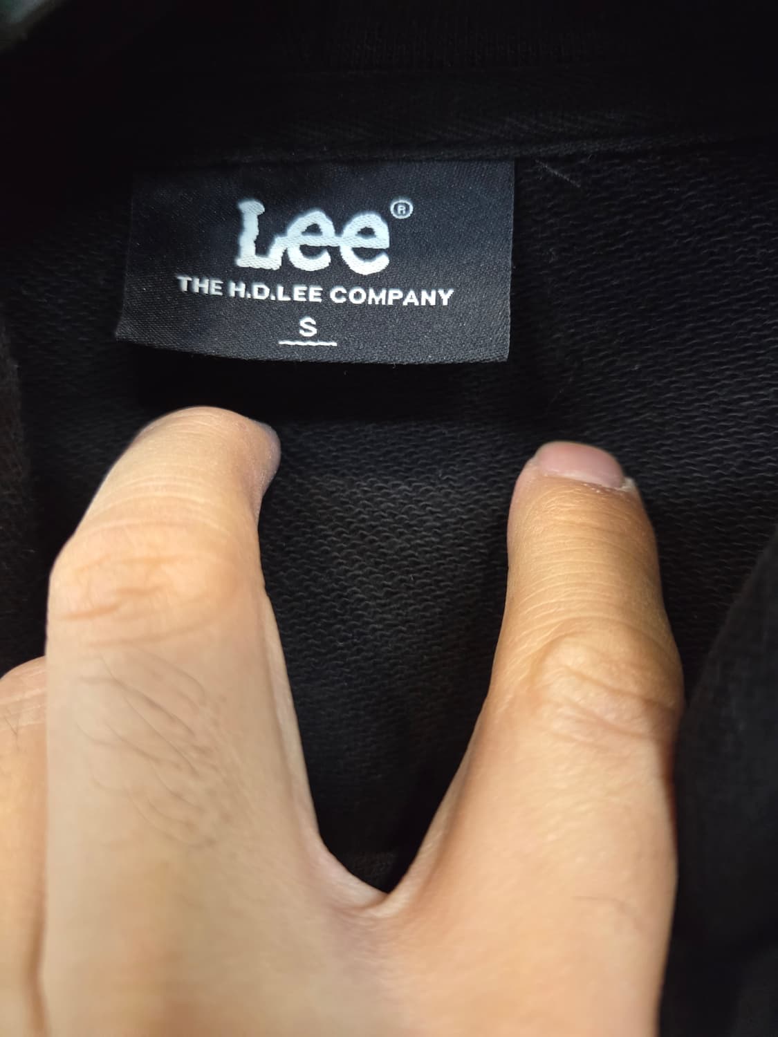 Lee 스몰로고 후드티 s 상품이미지3