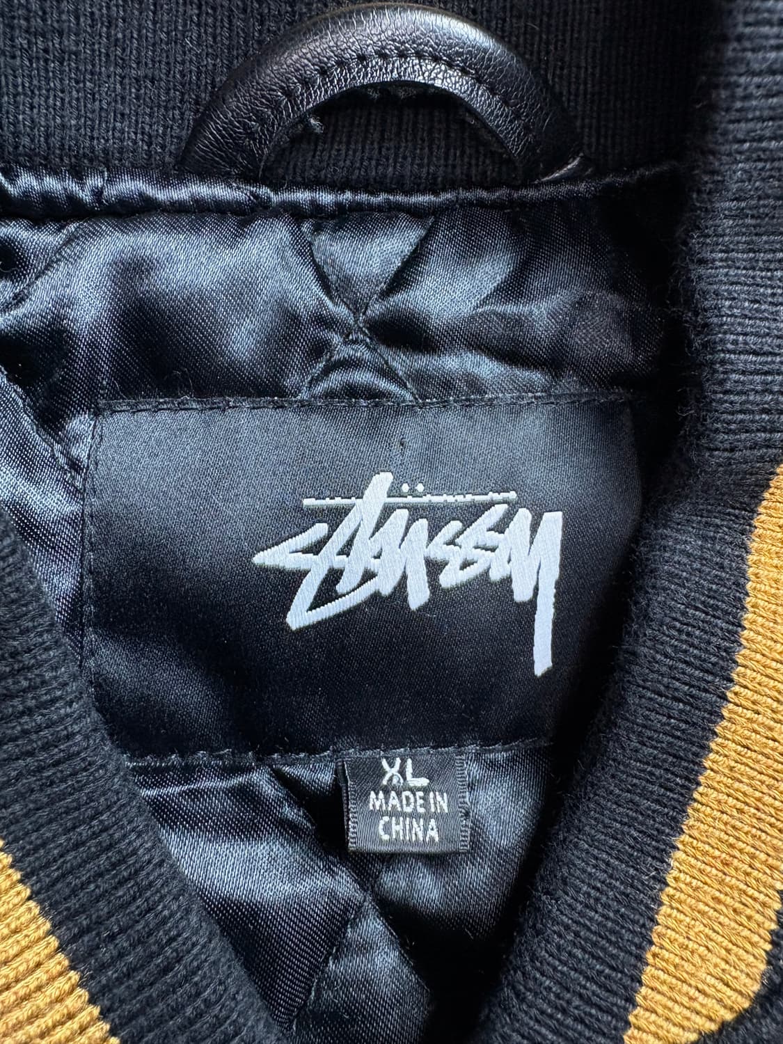 스투시 40주년 인터네셔널 에잇볼 빅로고 바시티 자켓 2863 상품이미지3