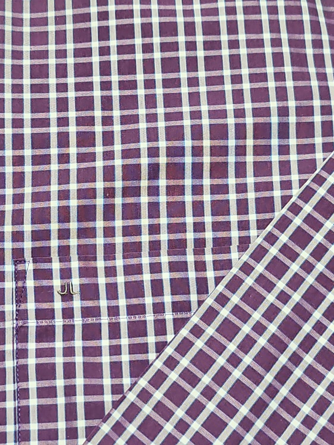 랑방 컬렉션(LANVIN) 정품 체크 남성 셔츠 (105) 상품이미지2