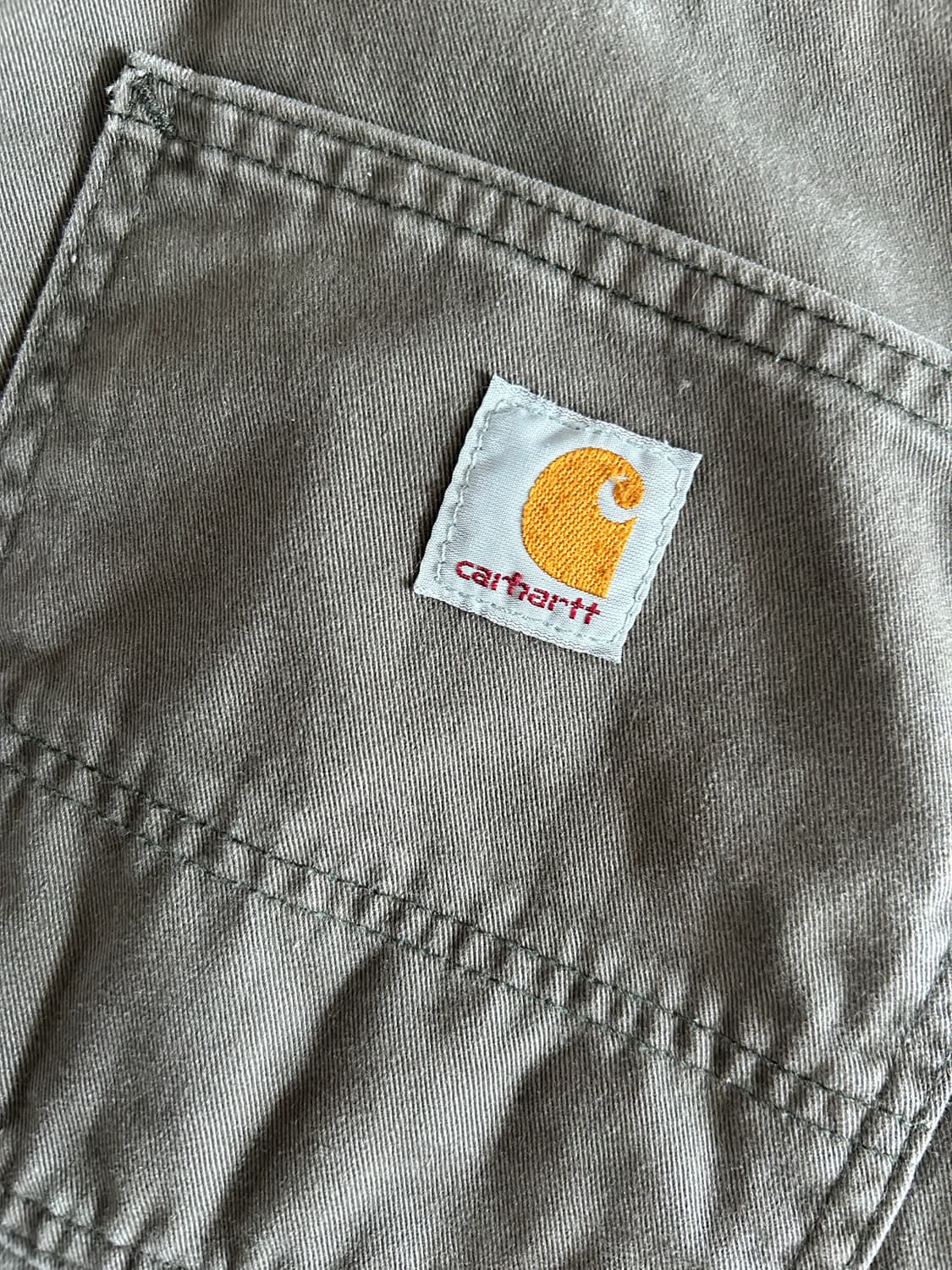 [36] 칼하트 카펜터 팬츠 싱글니 그레이쉬 브라운 상품이미지6