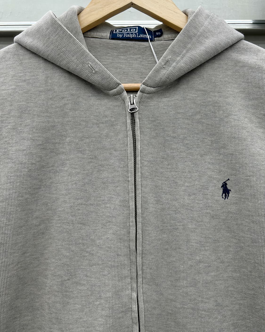 (M) 폴로랄프로렌 00s 코튼 투웨이 니트 후드집업 상품이미지3