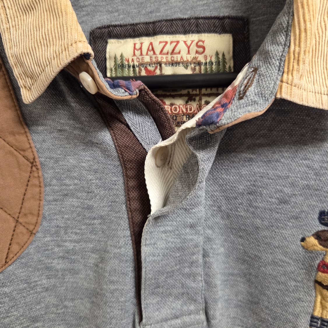 Hazzys 헤지스 긴팔 카라넥 티셔츠 L(100) 상품이미지3