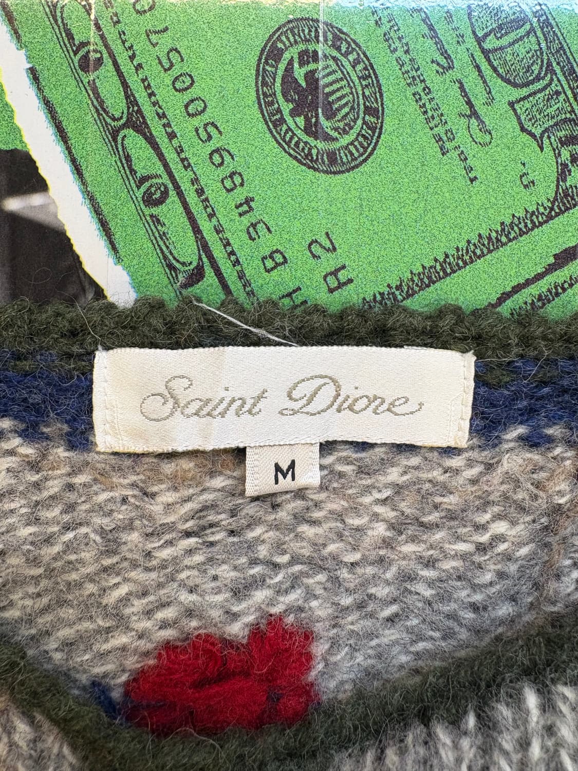 세인트 디온 패치워크 니트 스웨터 상품이미지3