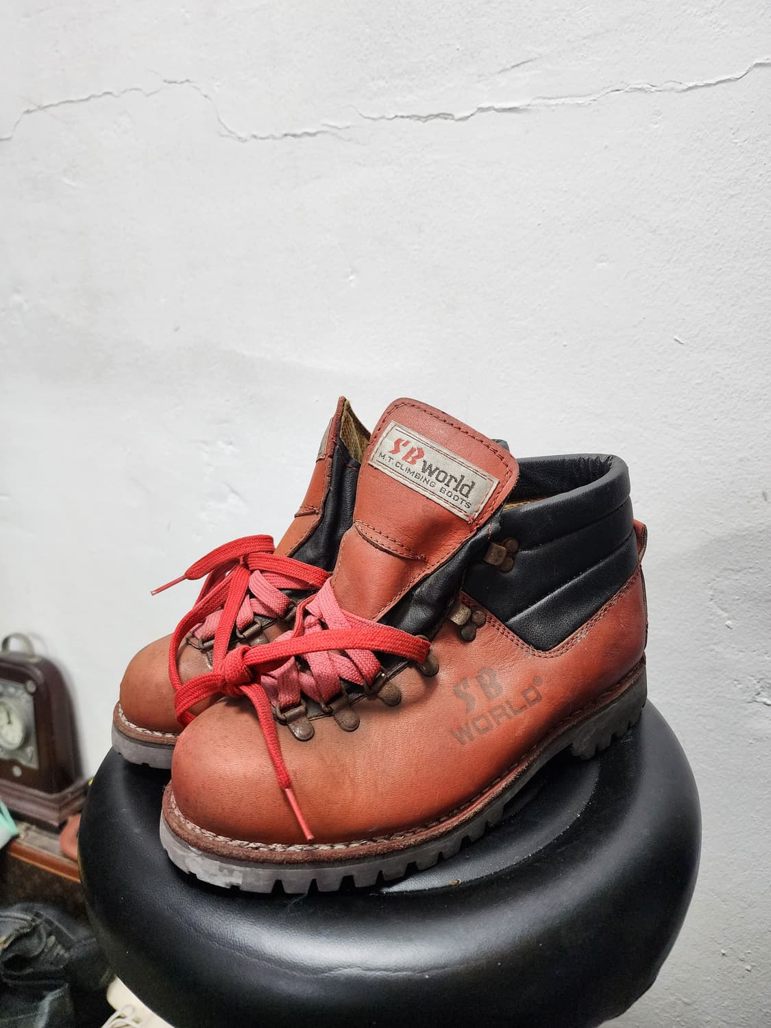 빈티지 SB World 통가죽 등산화 상품이미지2
