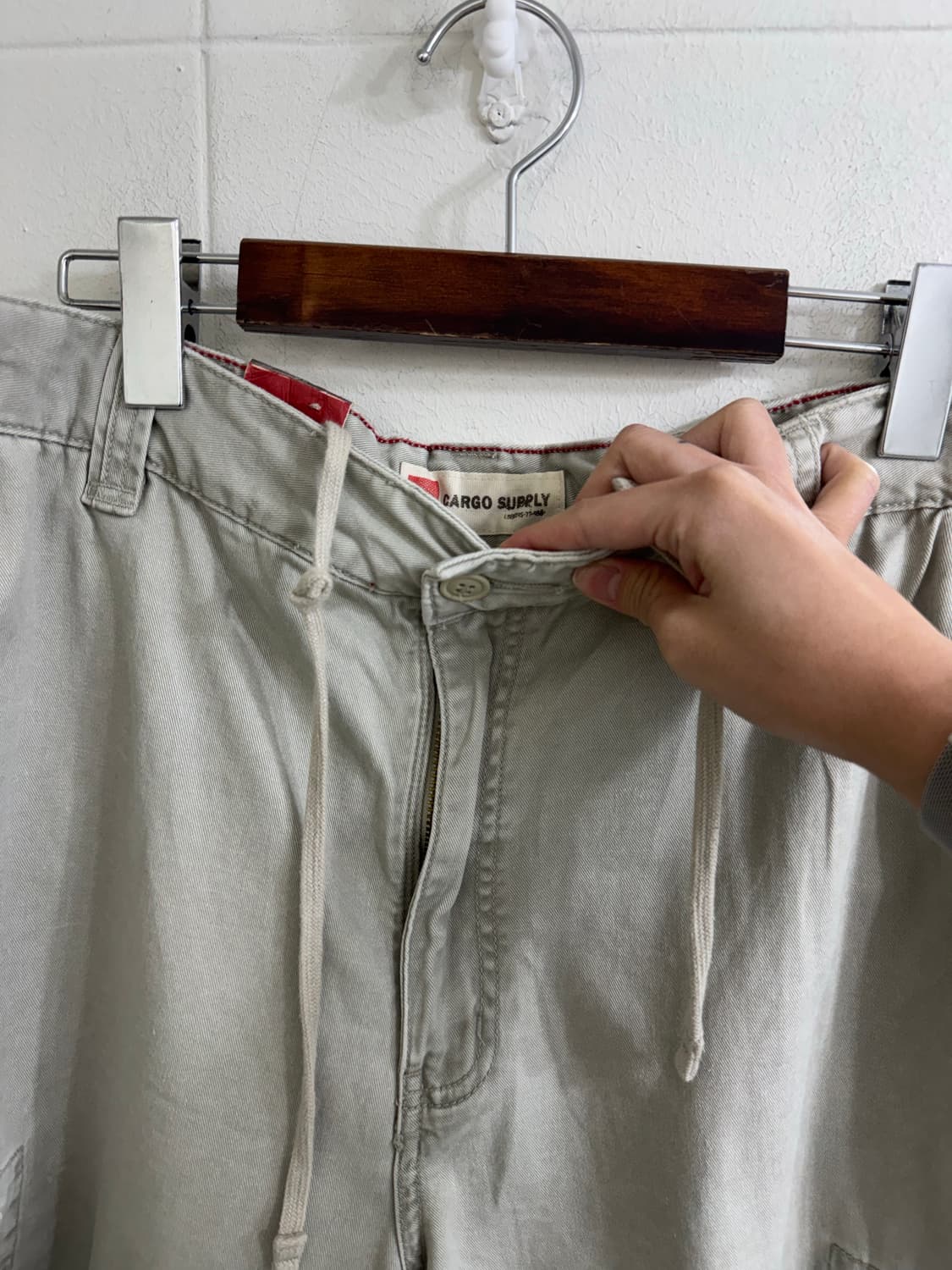 빈티지 와이드포켓 버뮤다카고팬츠 상품이미지4