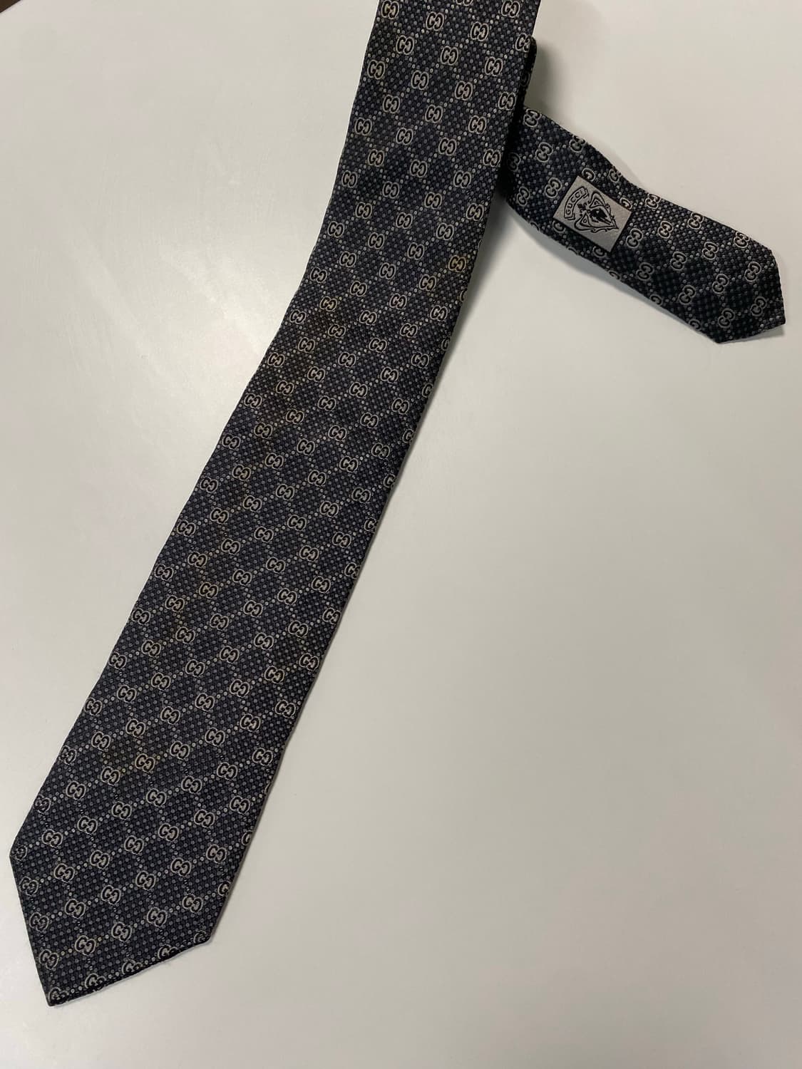 구찌(GUCCI) 모노그램 명품 정품 넥타이8,2cm 상품이미지6