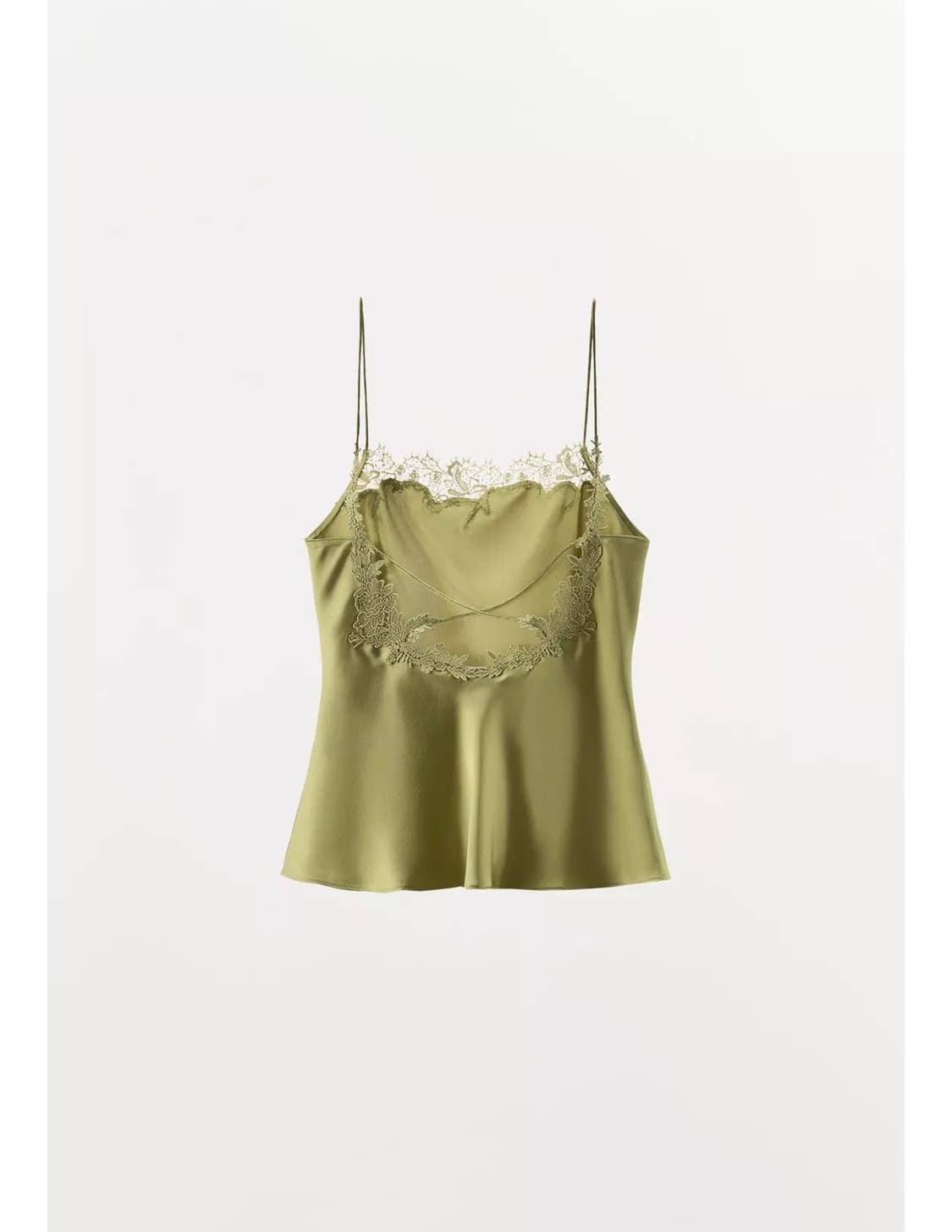 Zara 자라 새틴 레이스 캐미솔 탑 m size 상품이미지2