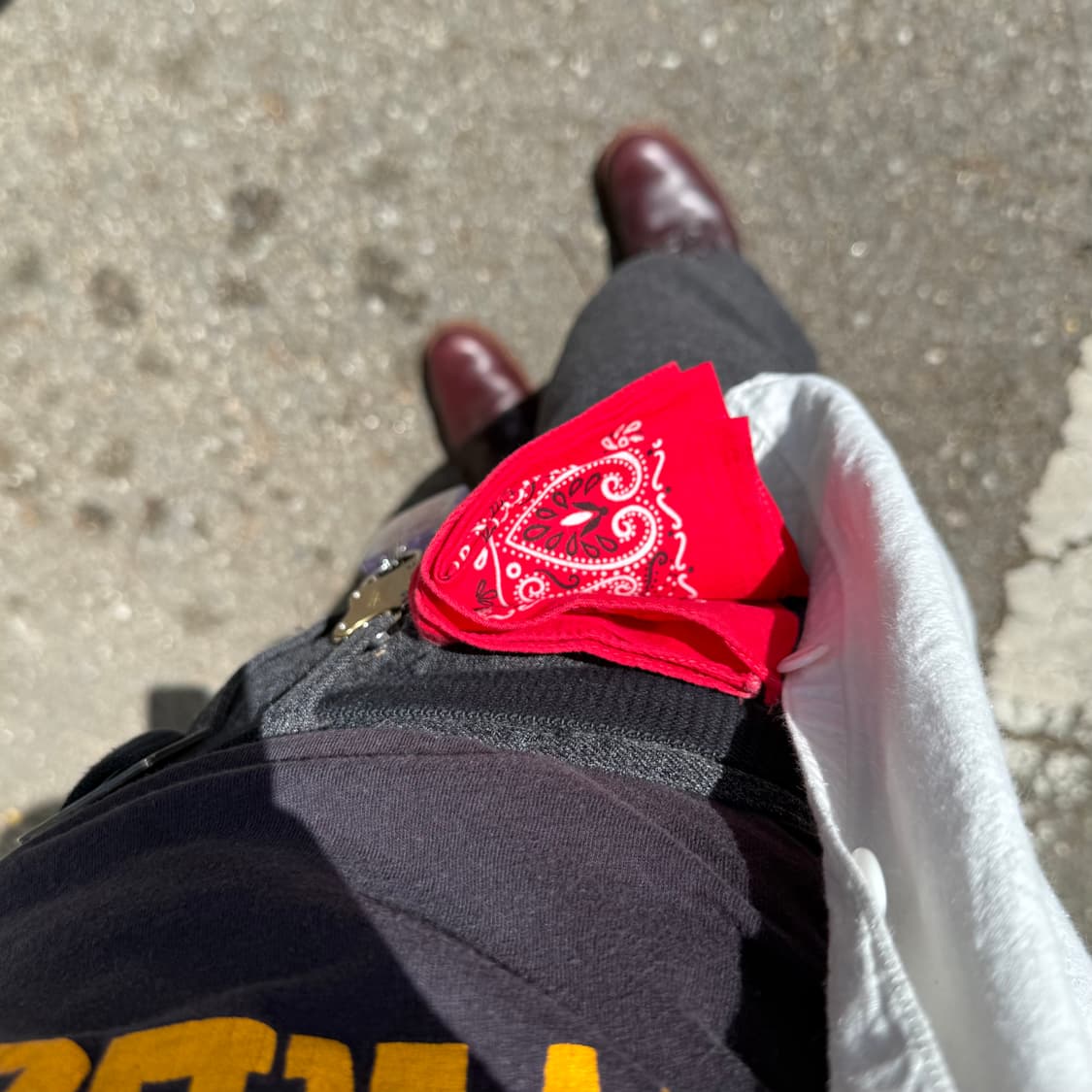 60-70s 레드 페이즐리 반다나 상품이미지3