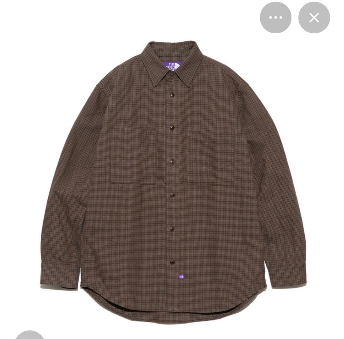 노스페이스 퍼플라벨 / 플란넬 더블 포켓 필드 워크 셔츠 / XL 상품이미지1
