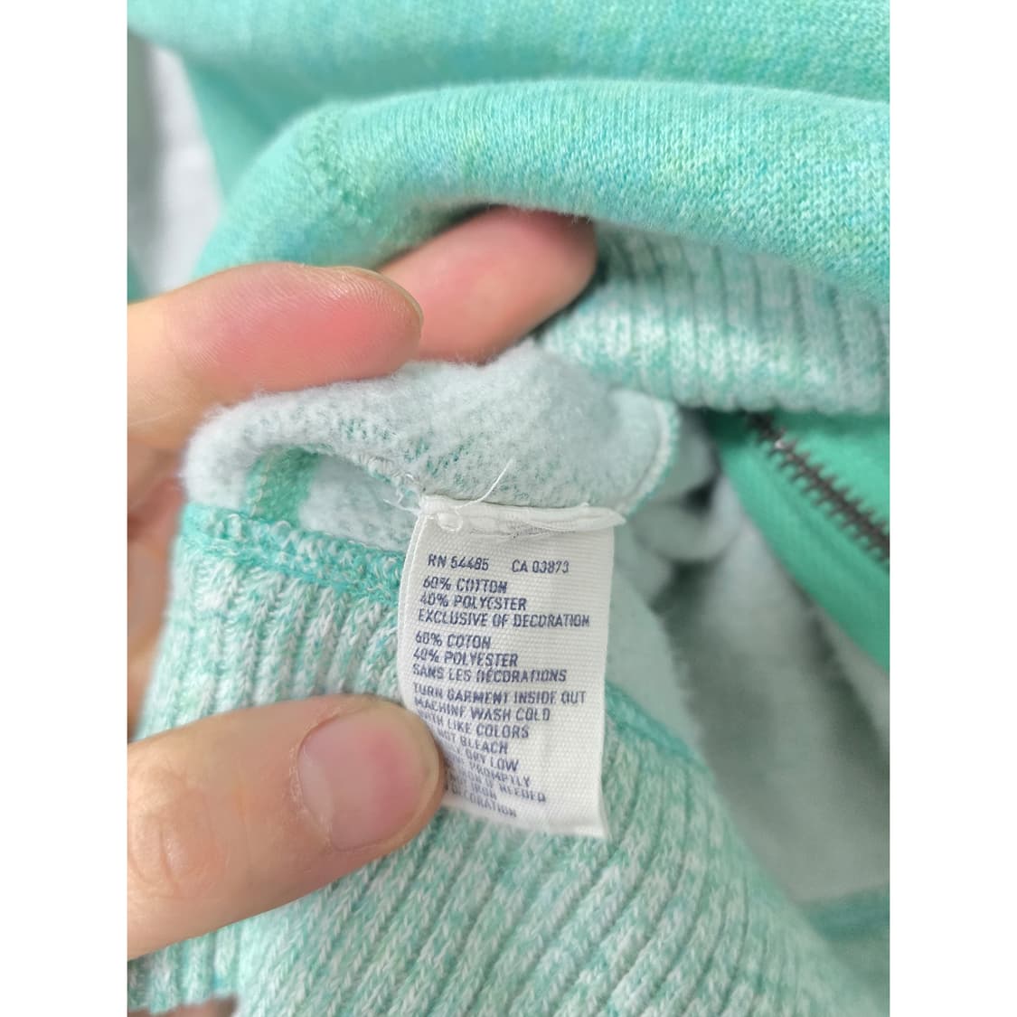 택포) 아메리칸 이글 민트색 후드집업 M 상품이미지3