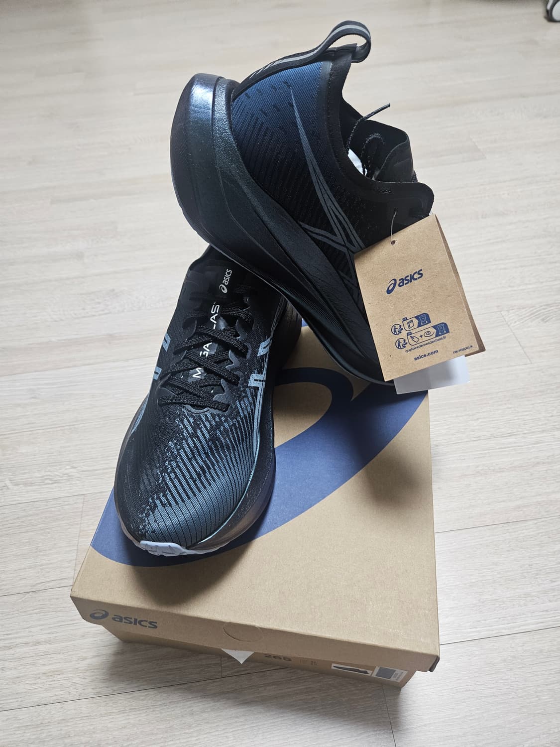 아식스 메가블라스트 블랙 265 새상품 상품이미지2