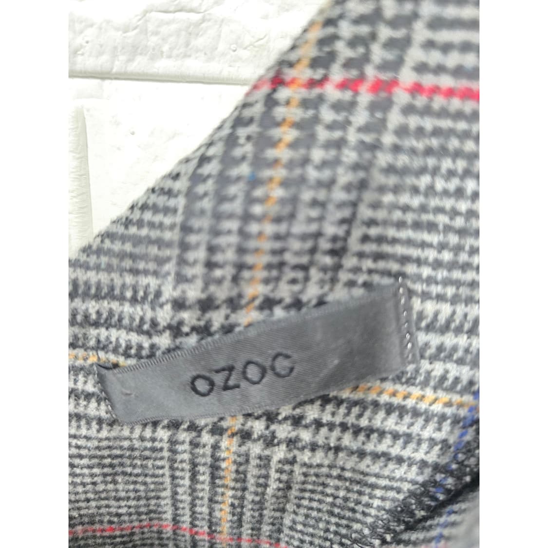 20s 오조크 OZOC 체크 V넥 원피스 Free 상품이미지2