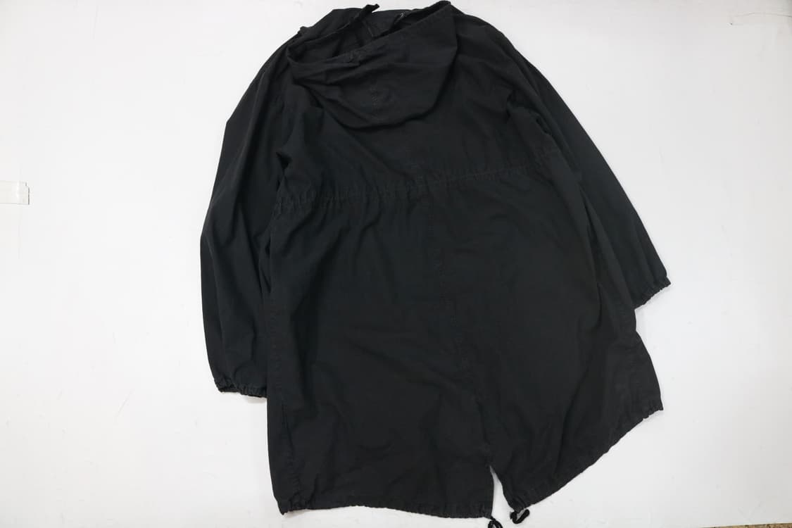 빈티지 블랙 피쉬테일 후드 야상 파카 상품이미지7