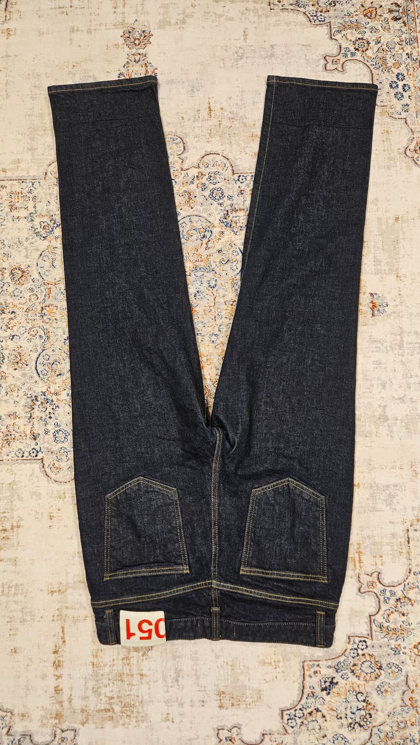 플랙 진청 생지 데님 ( 스텝 051Z 로우 ) 상품이미지2