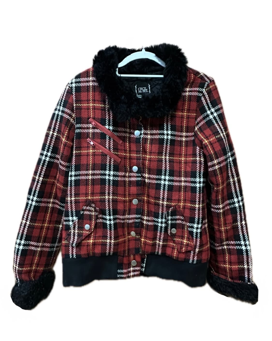 세실맥비 Cecil McBee 자켓 체크 코트 상품이미지4