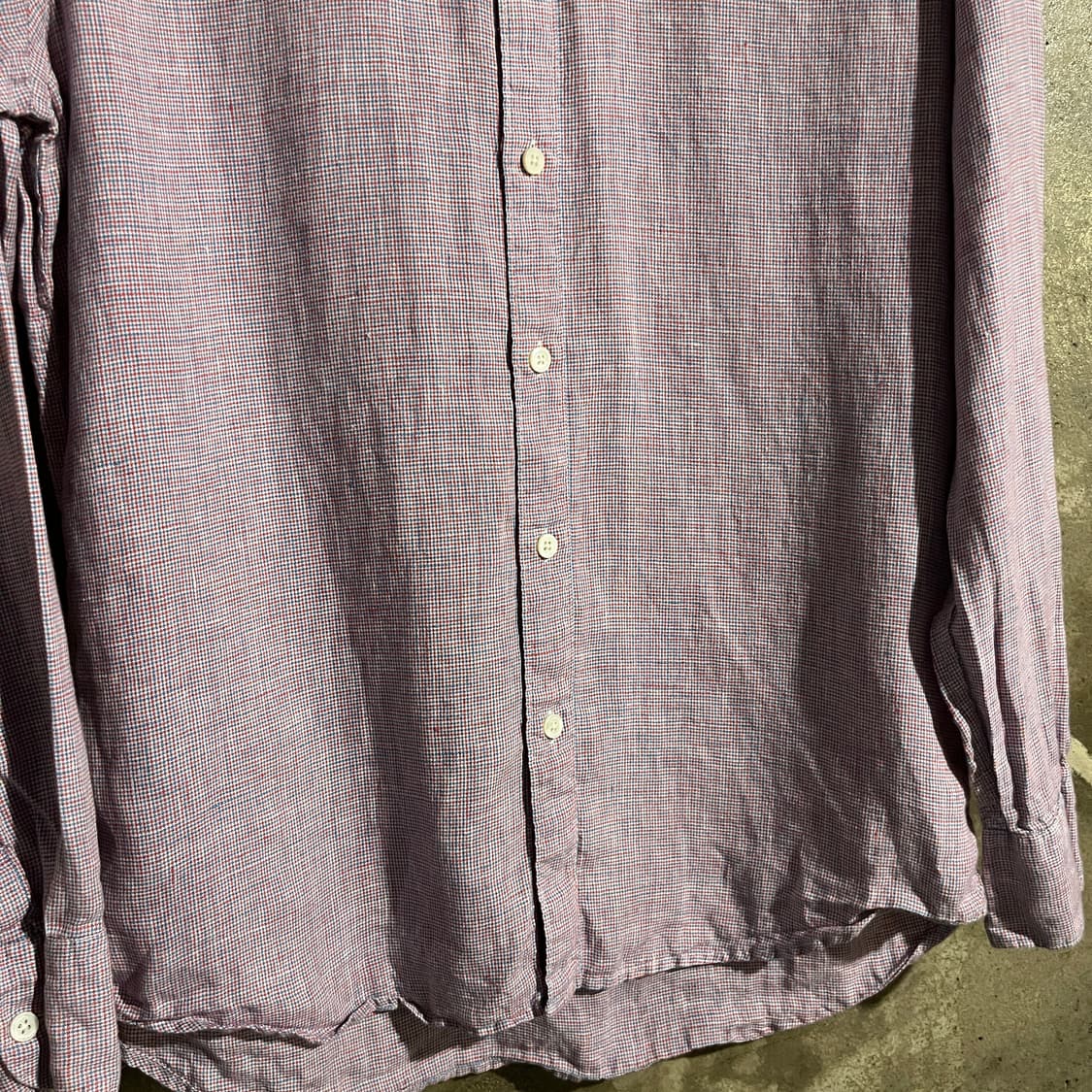 빈폴 린넨 체크셔츠 상품이미지3