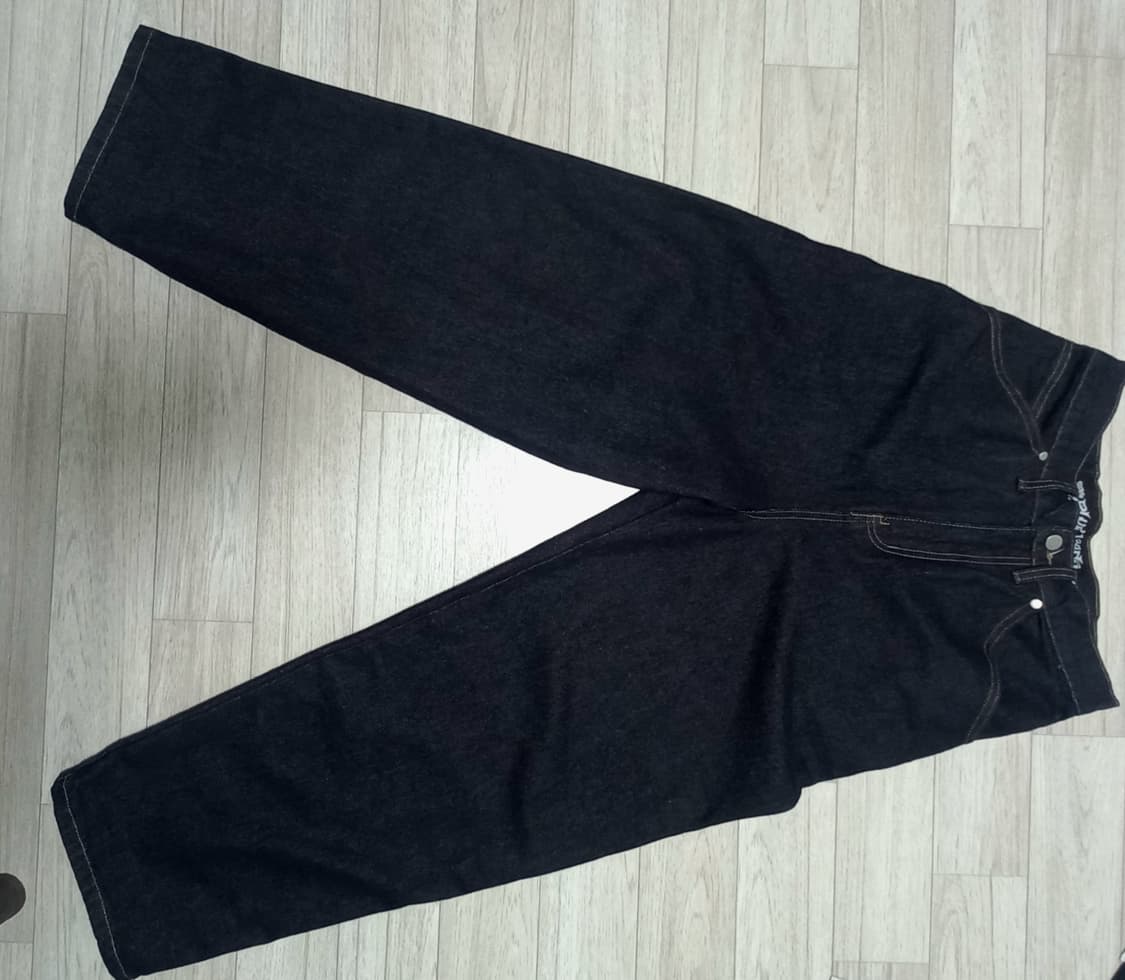 스웨이드 로우 인디고 데님 s 상품이미지2