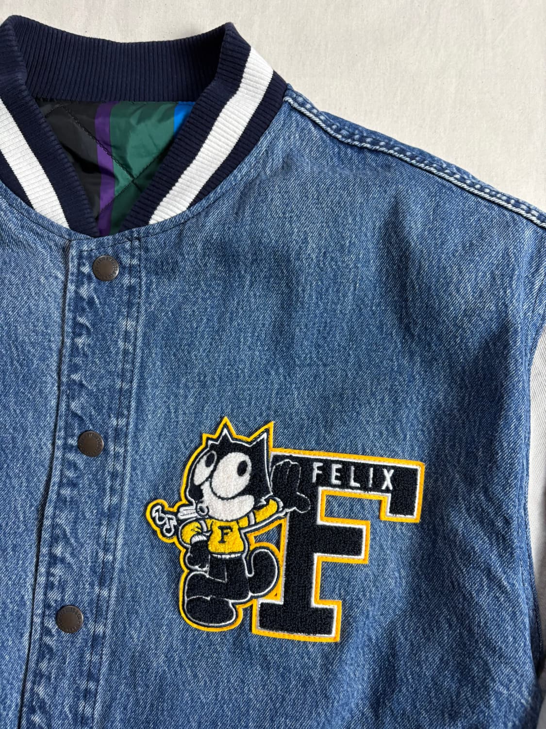 Levis x Felix 리바이스 펠릭스 더 캣 리버시블 자켓 L 상품이미지8