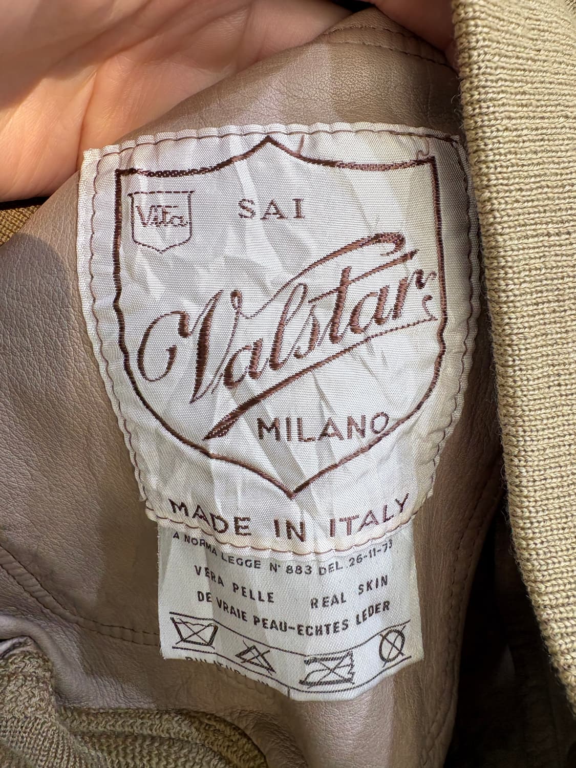 VALSTAR (Made in Italy) 레더자켓 상품이미지6