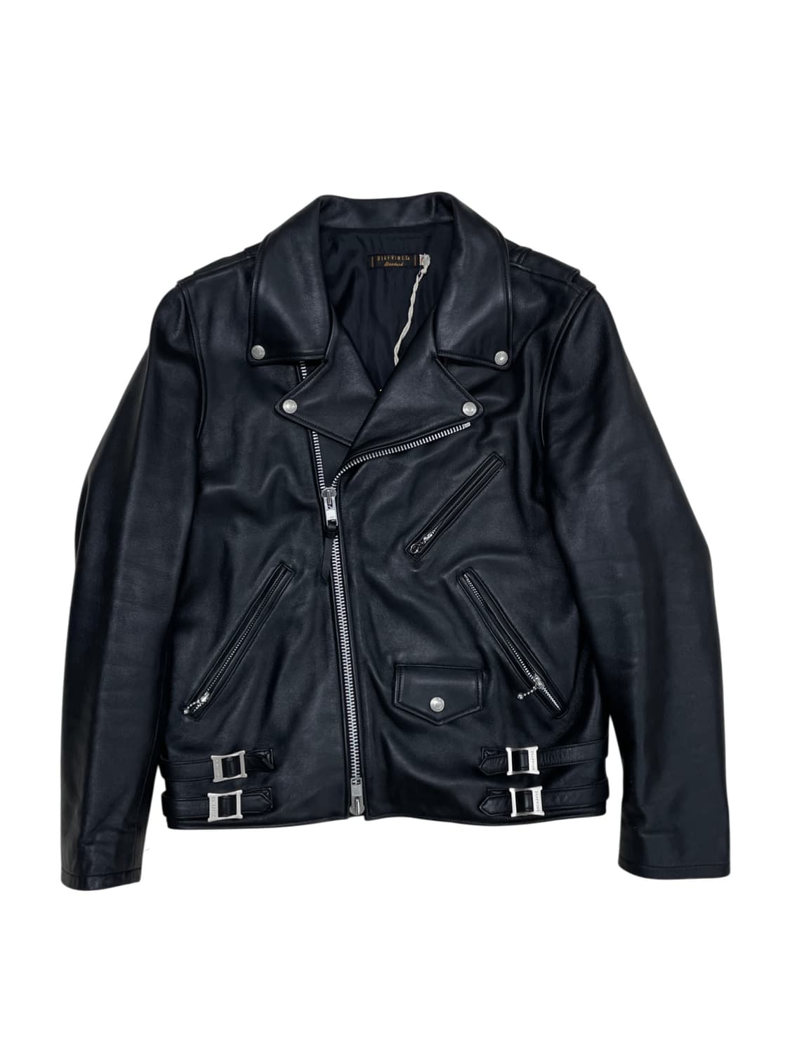 [M] 디아프바인 양가죽 더블 라이더 자켓 새상품 데드스탁 상품이미지4