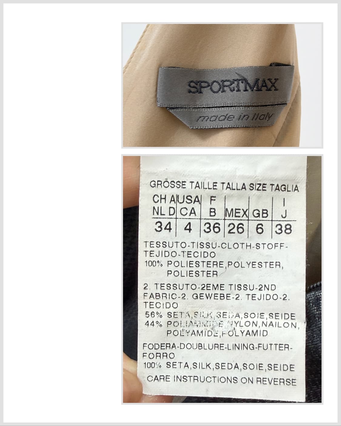 스포트막스 실크 블록 드레스 상품이미지6