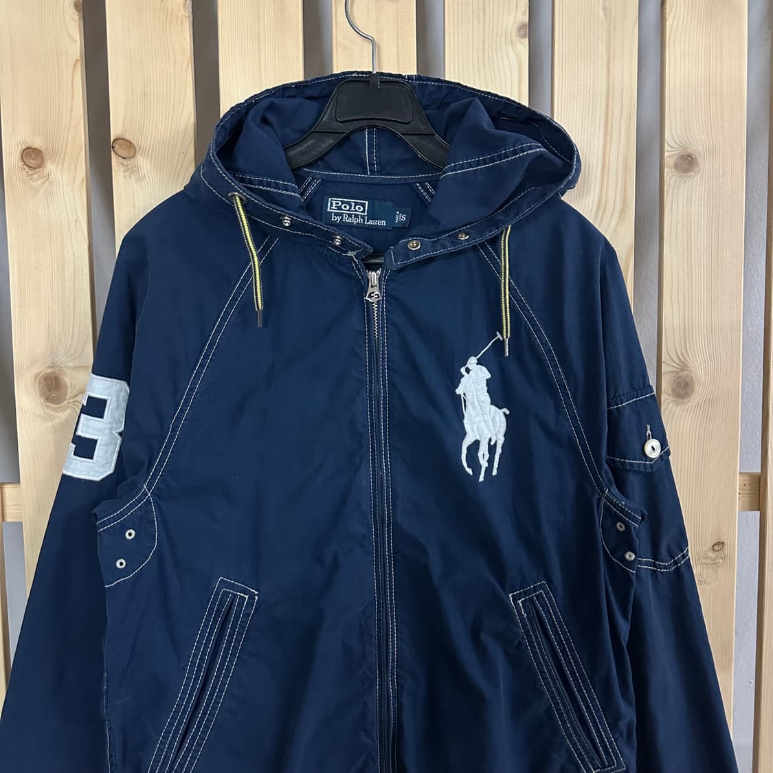 (S) 폴로 랄프로렌 스티치 빅포니 네이비 유틸리티 자켓 상품이미지3