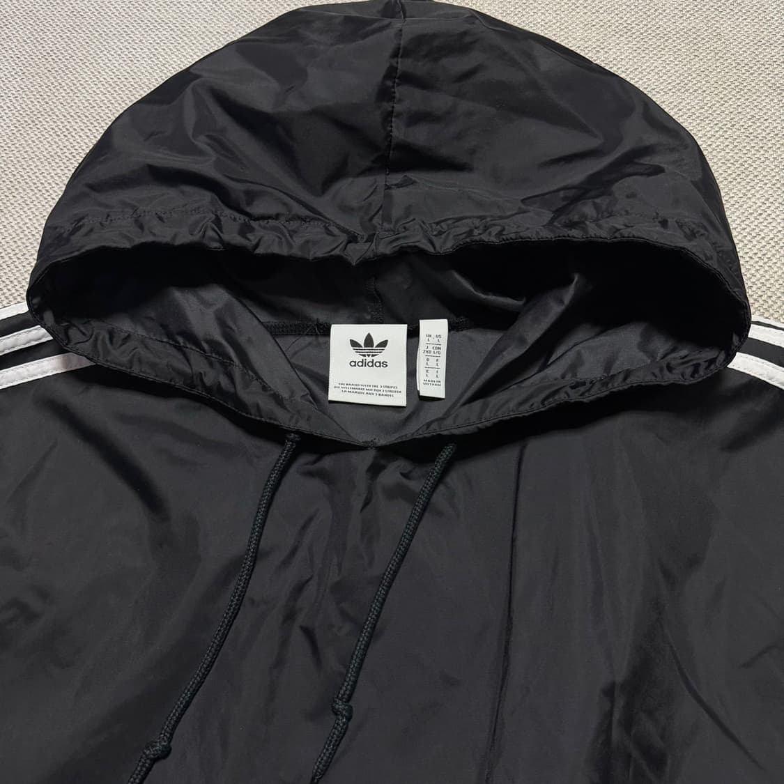 아디다스 빅로고 후드 웜업 상품이미지2