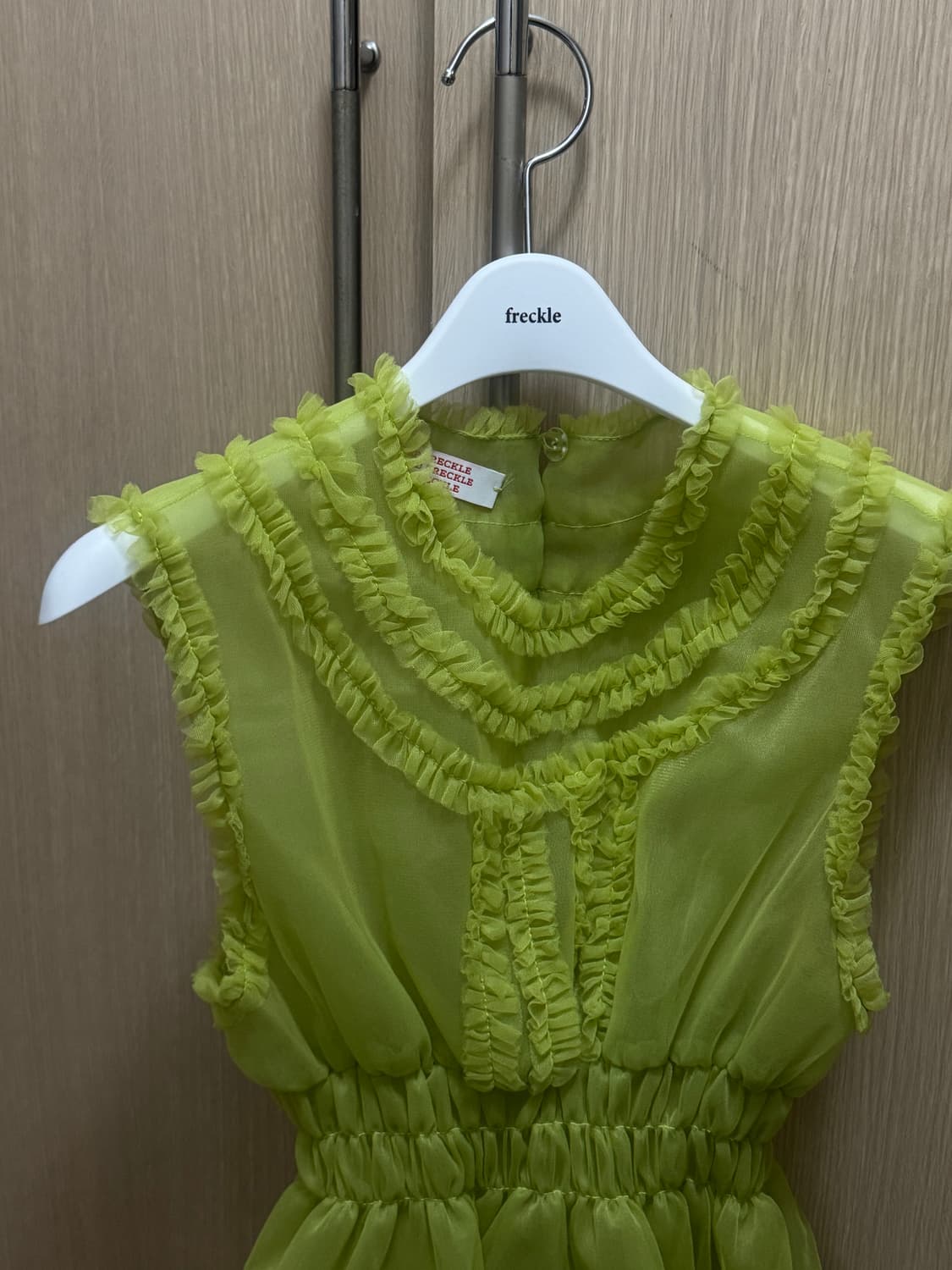freckle 프레클 러플 드레스 상품이미지2