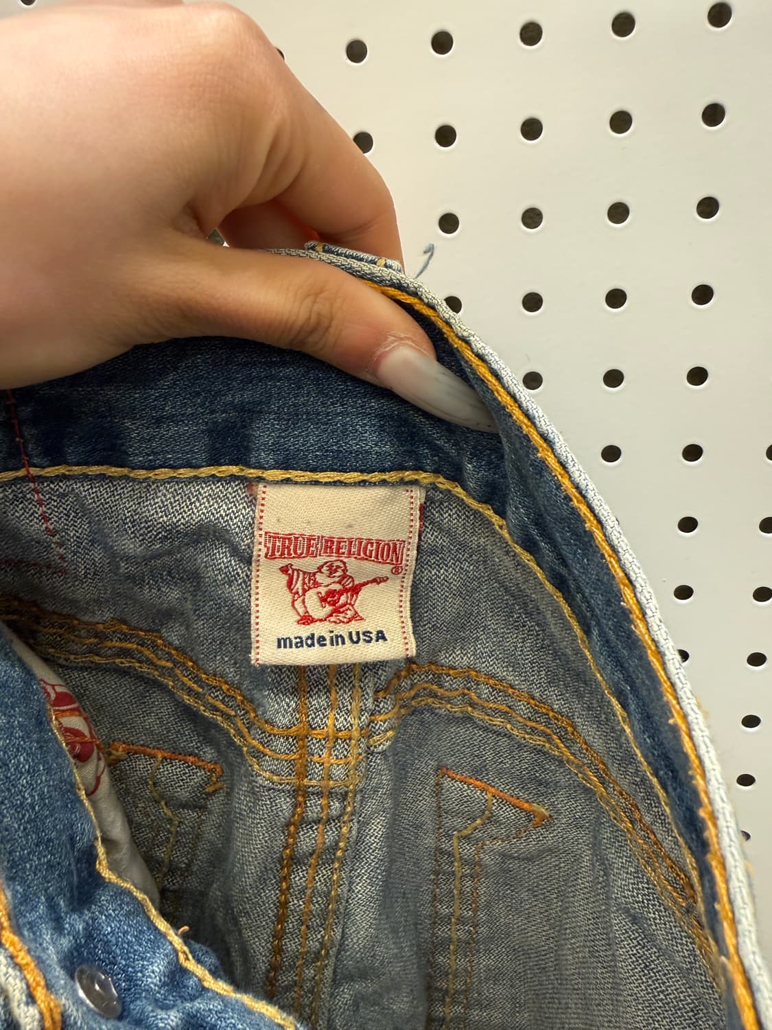 트루릴리전 부츠컷 데님 팬츠 U913 상품이미지5