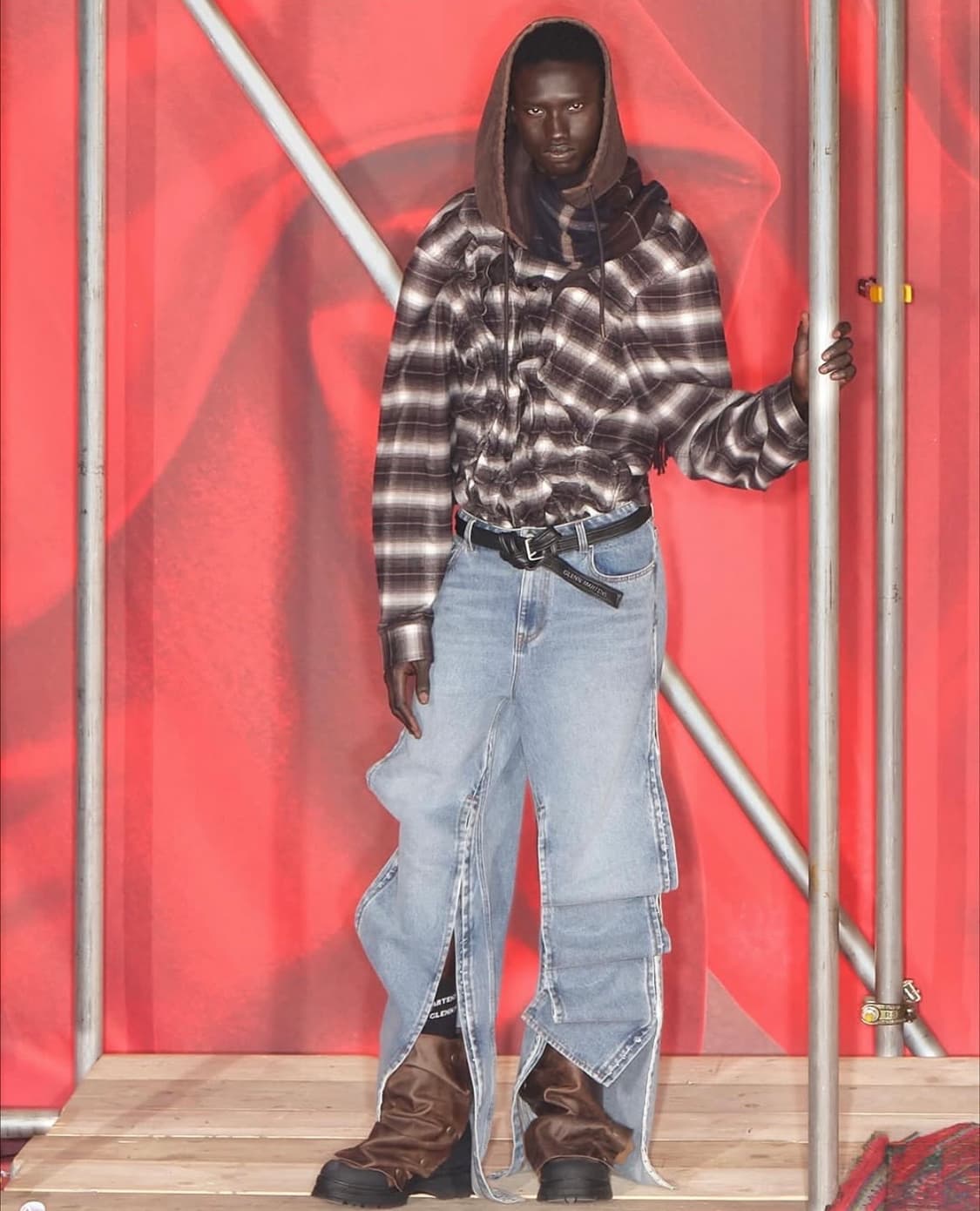 글렌마틴스 hm 사이드 슬릿 바지 상품이미지1