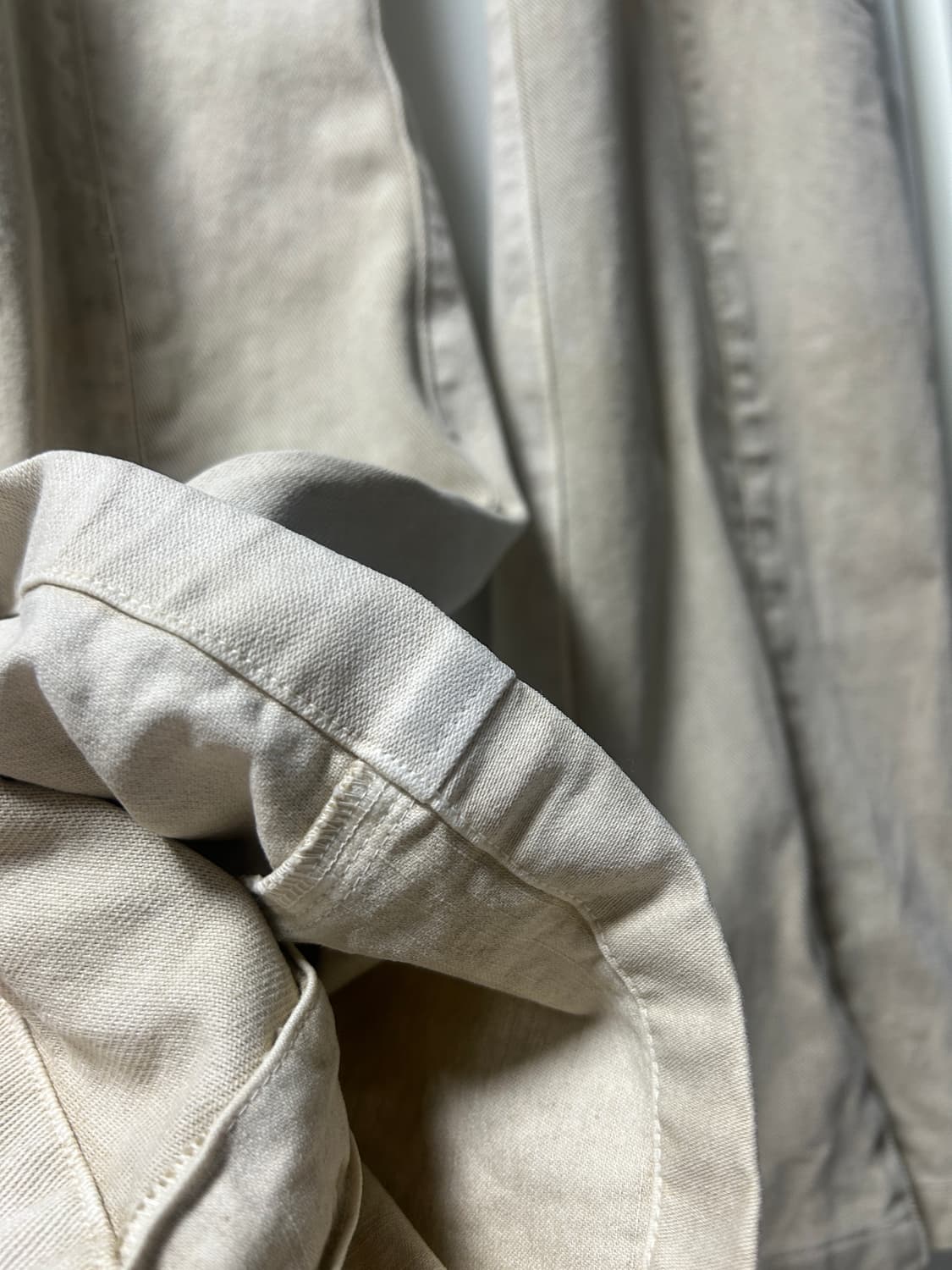 EE 누마레 23FW 부츠컷 팬츠 베이지 S 상품이미지4