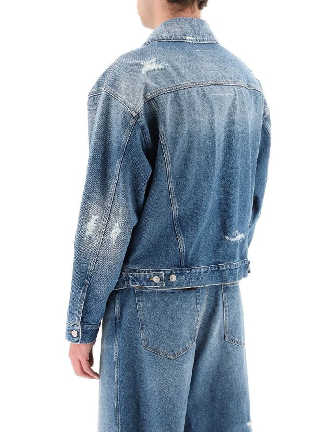 mm6 디스트레스 데님 자켓 상품이미지3