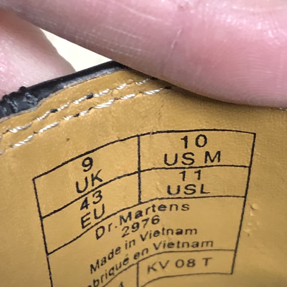 (280) 닥터마틴 Dr.martens 2976 첼시부츠 스무스레더 블랙 상품이미지5