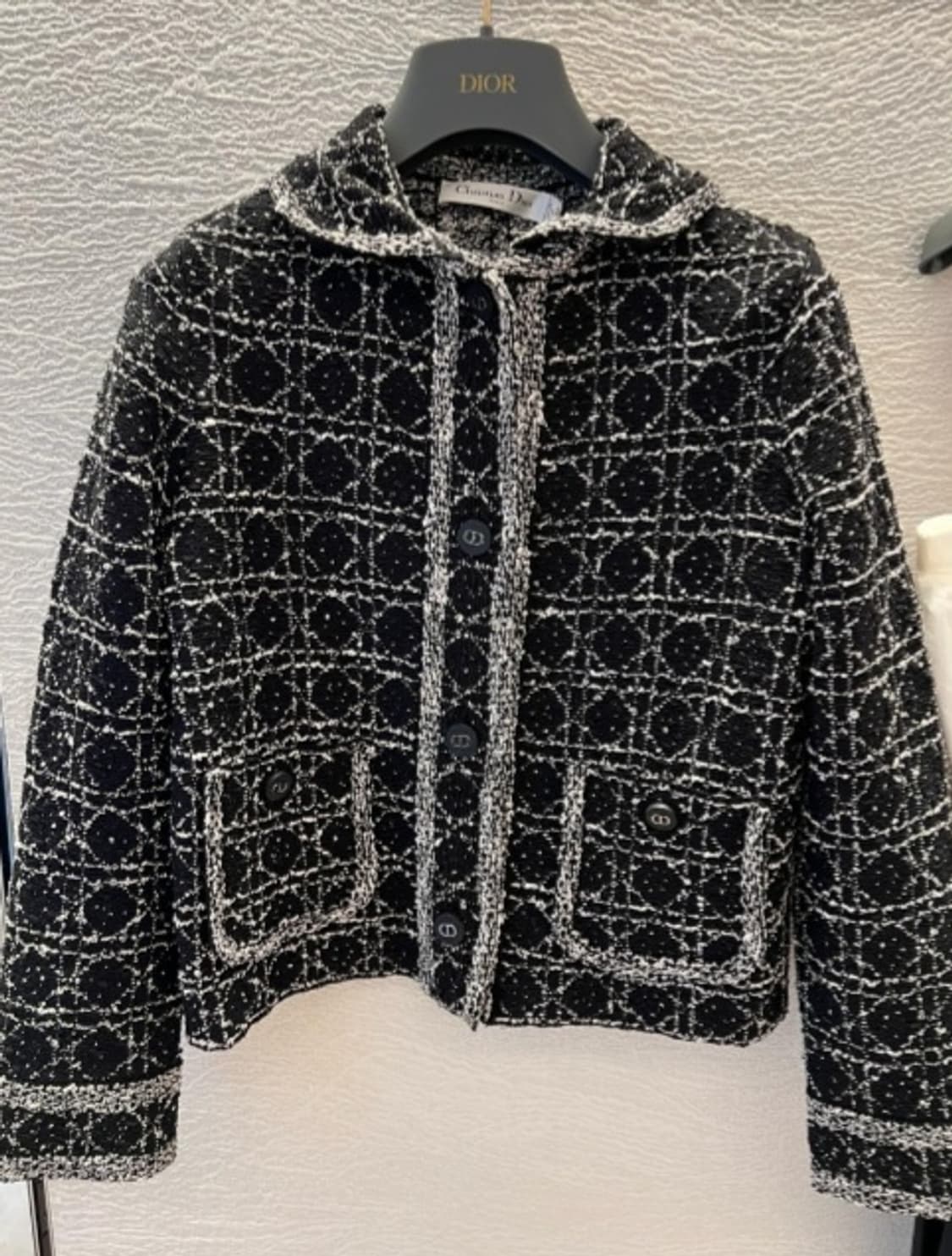 디올 트위드재킷 매크로 크롭 상품이미지1