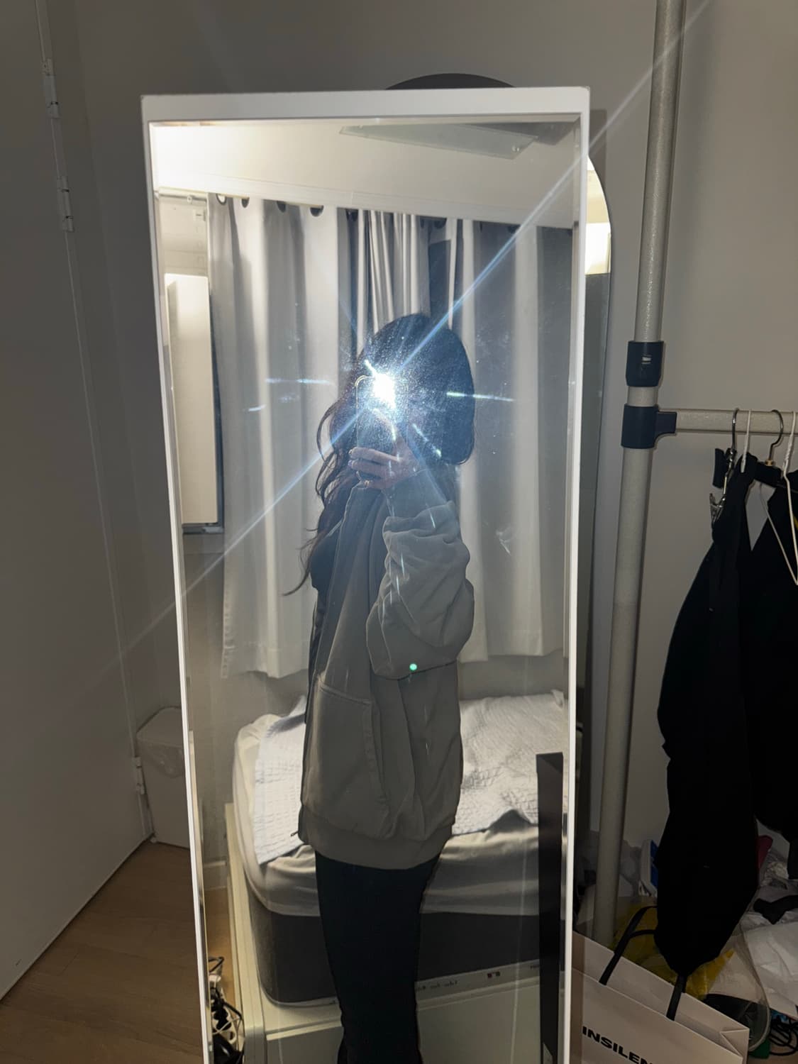 이지 갭 후드집업 그레이 L 새상품 상품이미지4