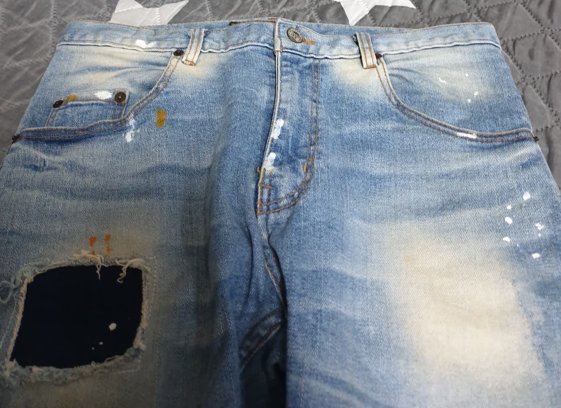 FARMERS MARKE 더티워싱 커브드 스키니 데님팬츠 (31) 상품이미지2