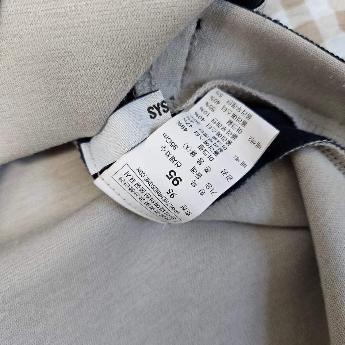 한섬 시스템 반소매 면티 남자100 상품이미지5