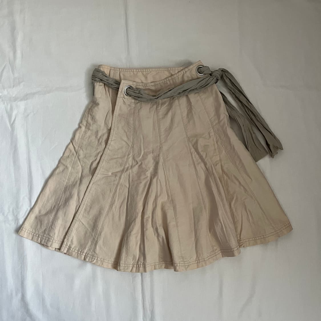 vintage eyelet wrap mermaid skirt 상품이미지3