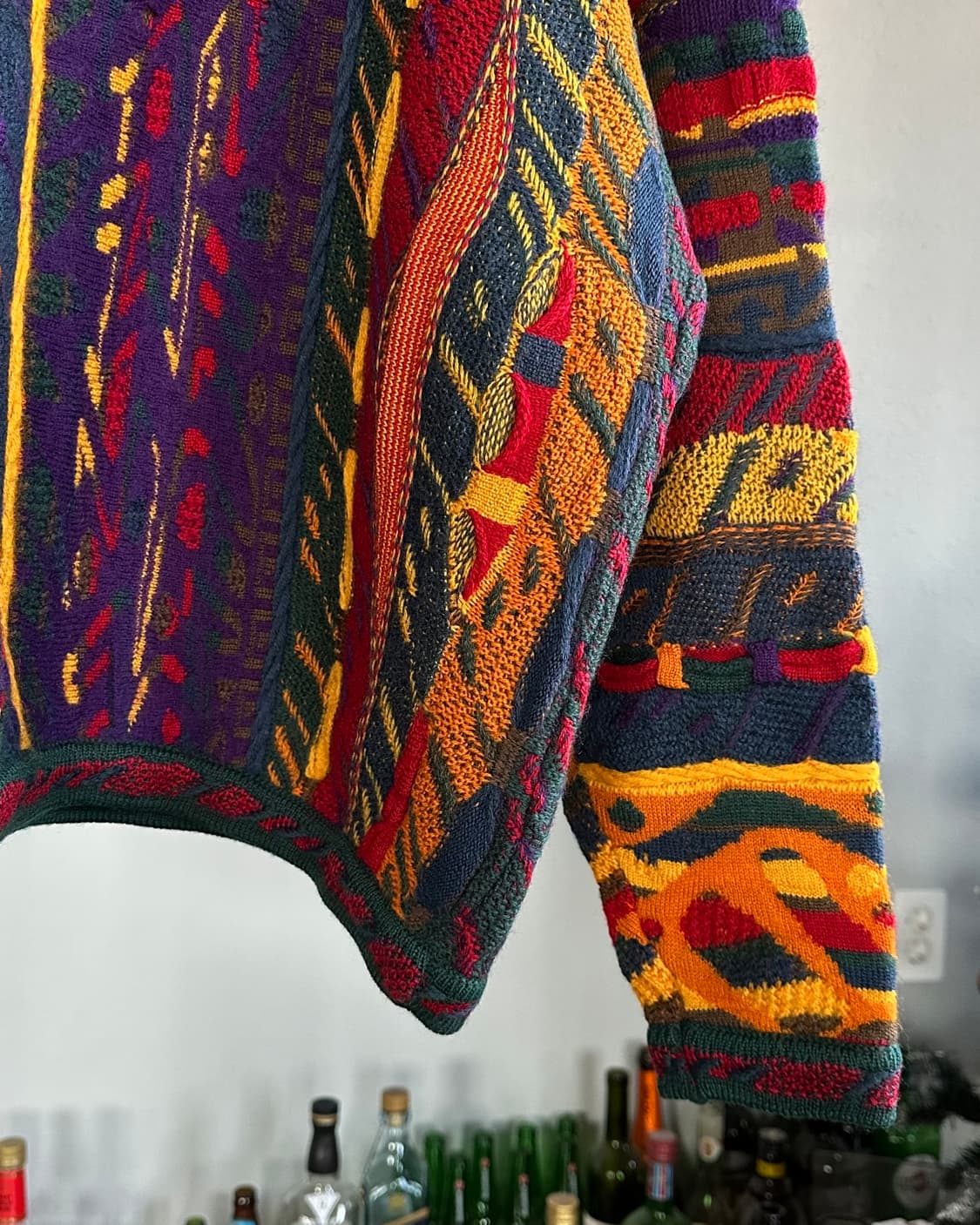 [S-M]쿠지 COOGI 케이블 니트 스웨터 상품이미지3