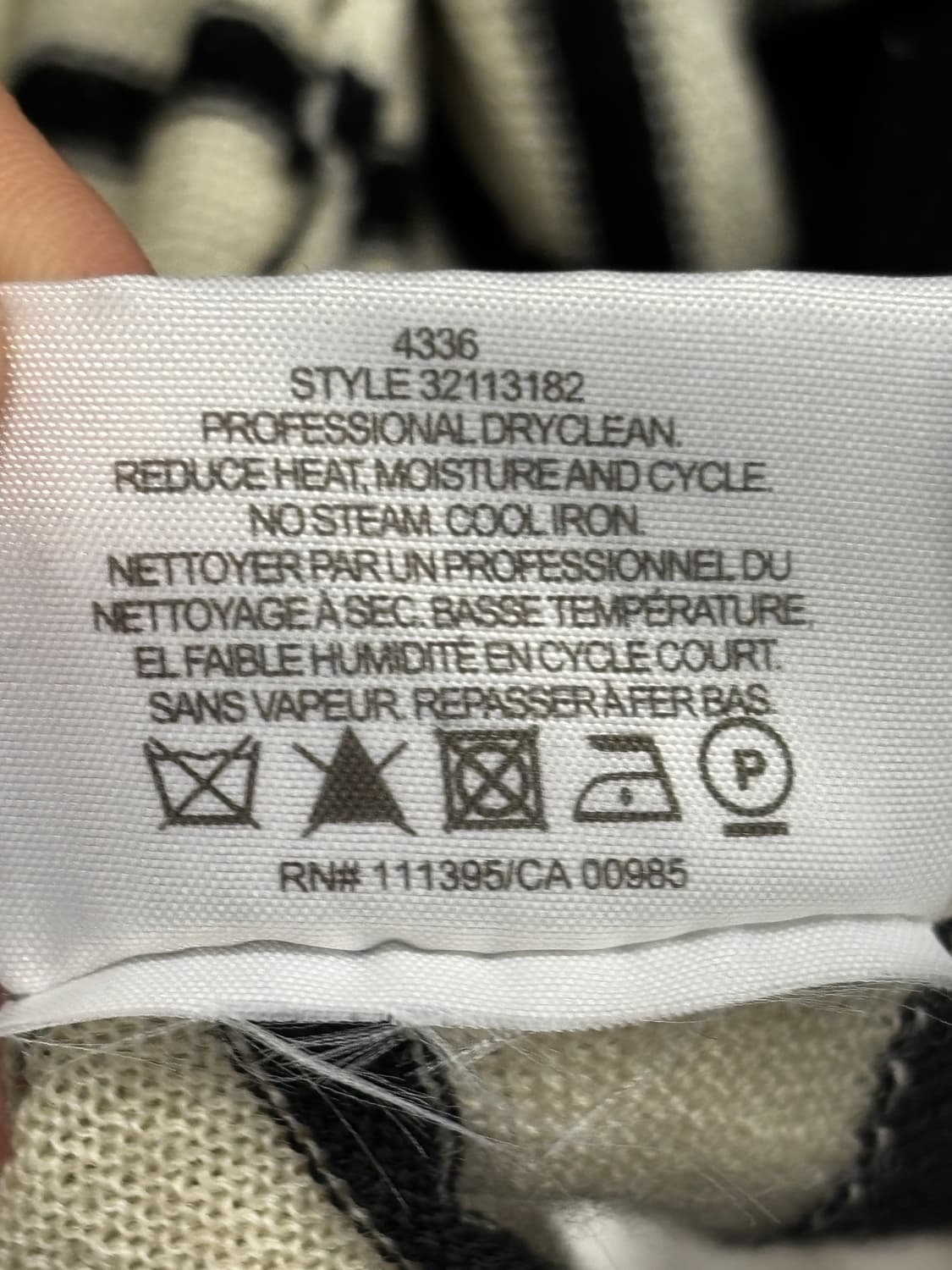 토리버치 레오파드 스트라이프 가디건 S 상품이미지7