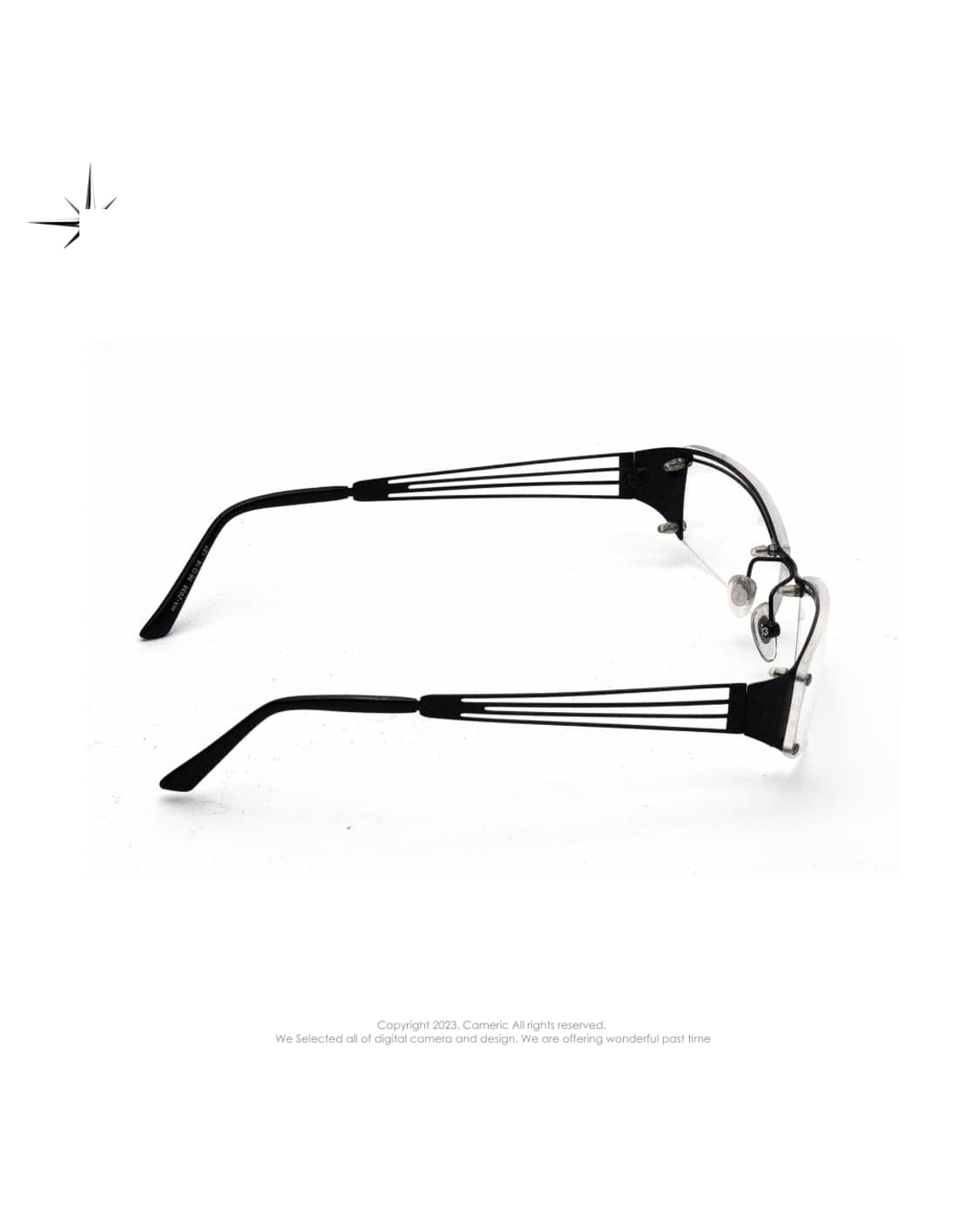 (Made in Japan)Romeo&Juliet🖤블랙 무테 빈티지안경 상품이미지7