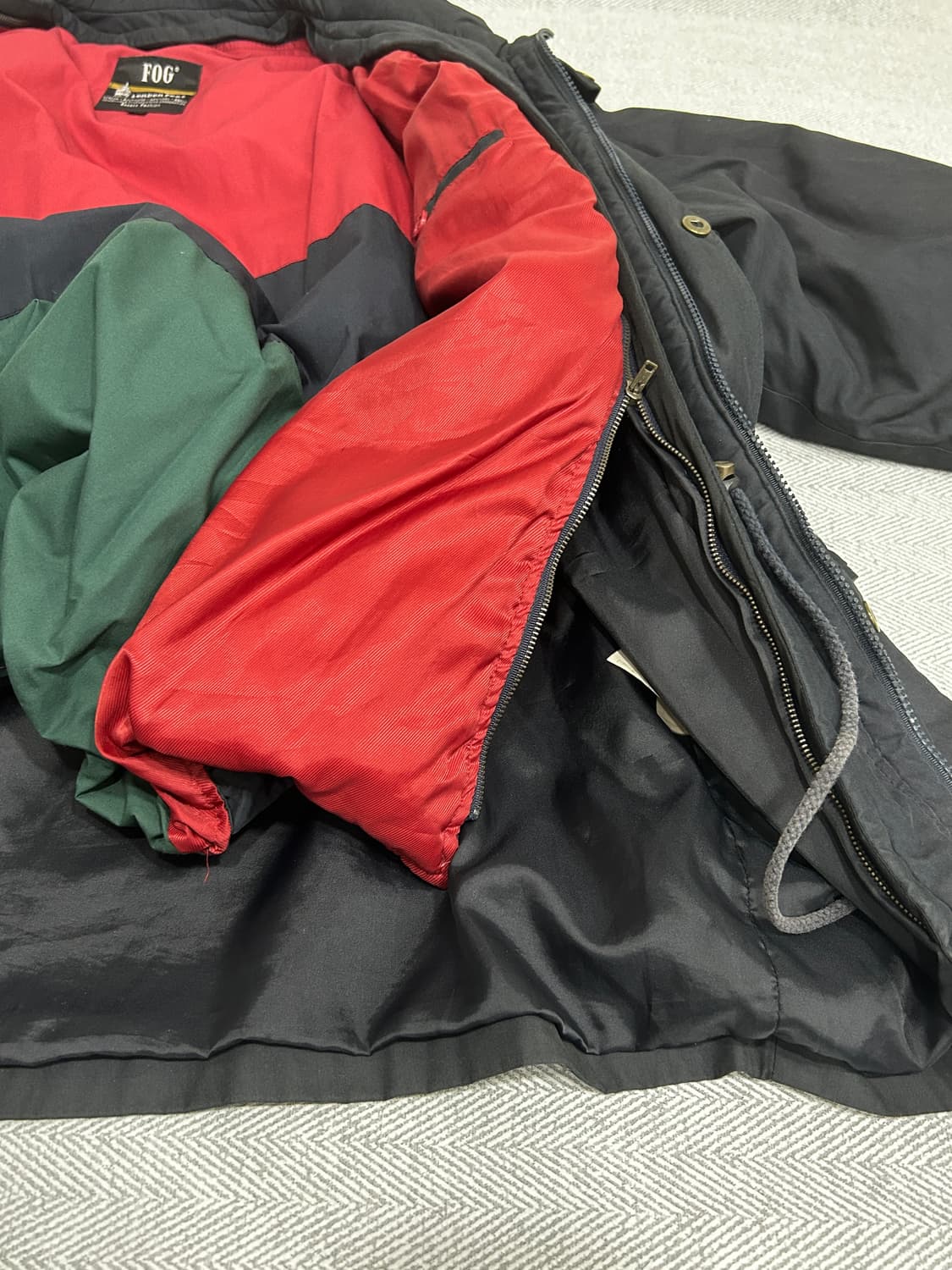 런던포그 FOG 안감 분리 야상 점퍼 100 상품이미지8