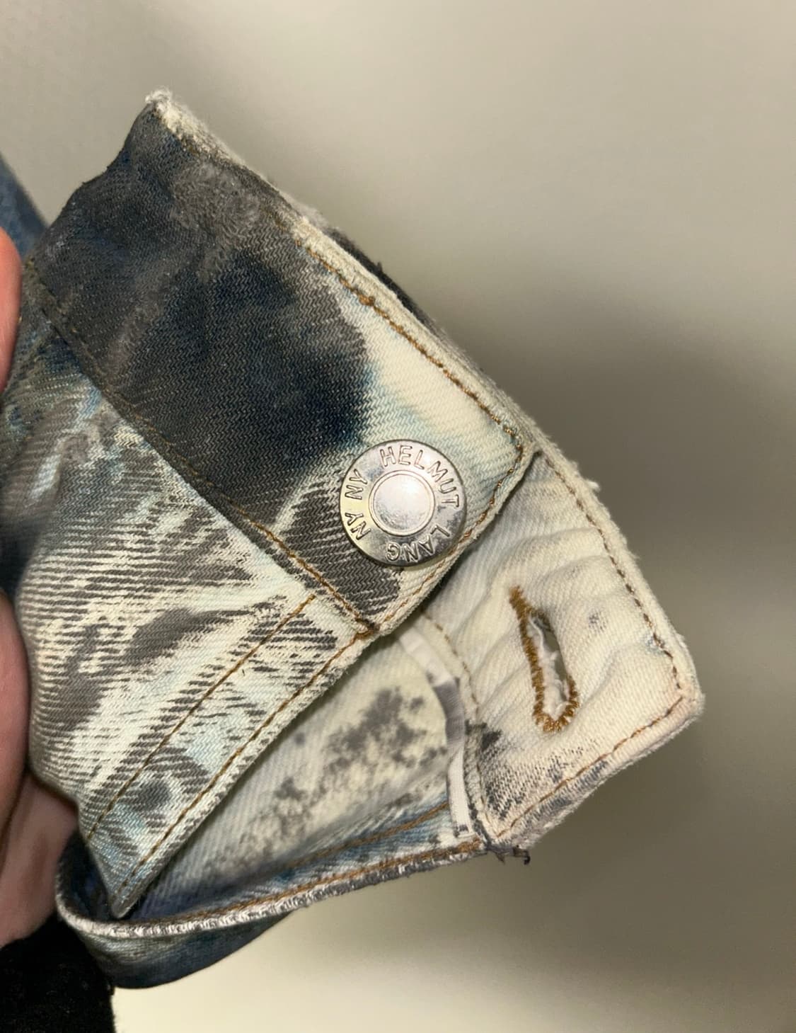 Helmut Lang by Shayne Oliver 펑크커스텀 데님자켓 상품이미지5