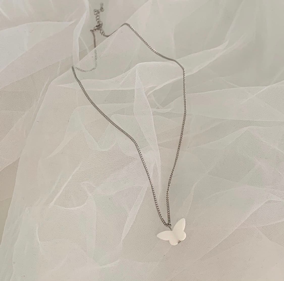 자개 나비 목걸이 상품이미지4