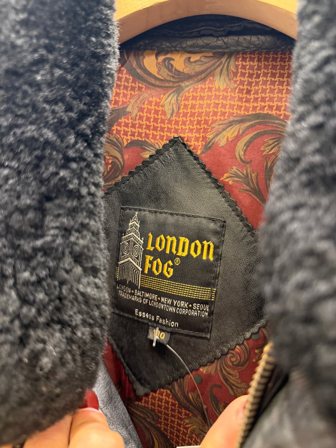 런던포그 빈티지 가죽 자켓 U1461 상품이미지5