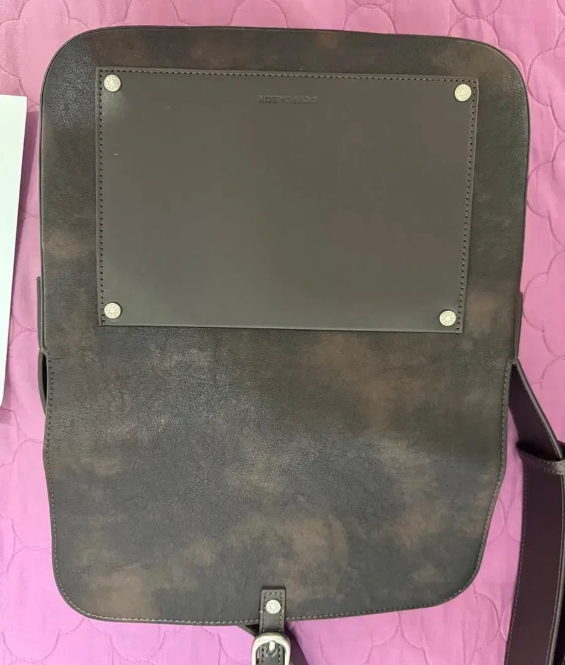 도프제이슨 빈티지 스몰 메일백 D.BROWN 상품이미지3