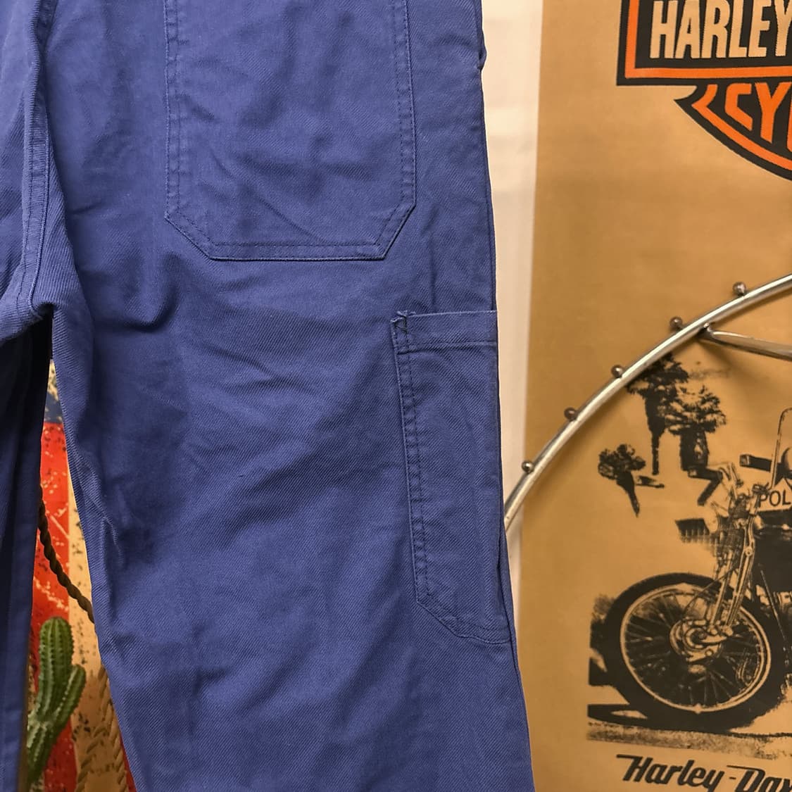 70s 듀퐁 오리지널 프렌치 워크팬츠 코튼트윌 버튼플라이 N679 상품이미지6