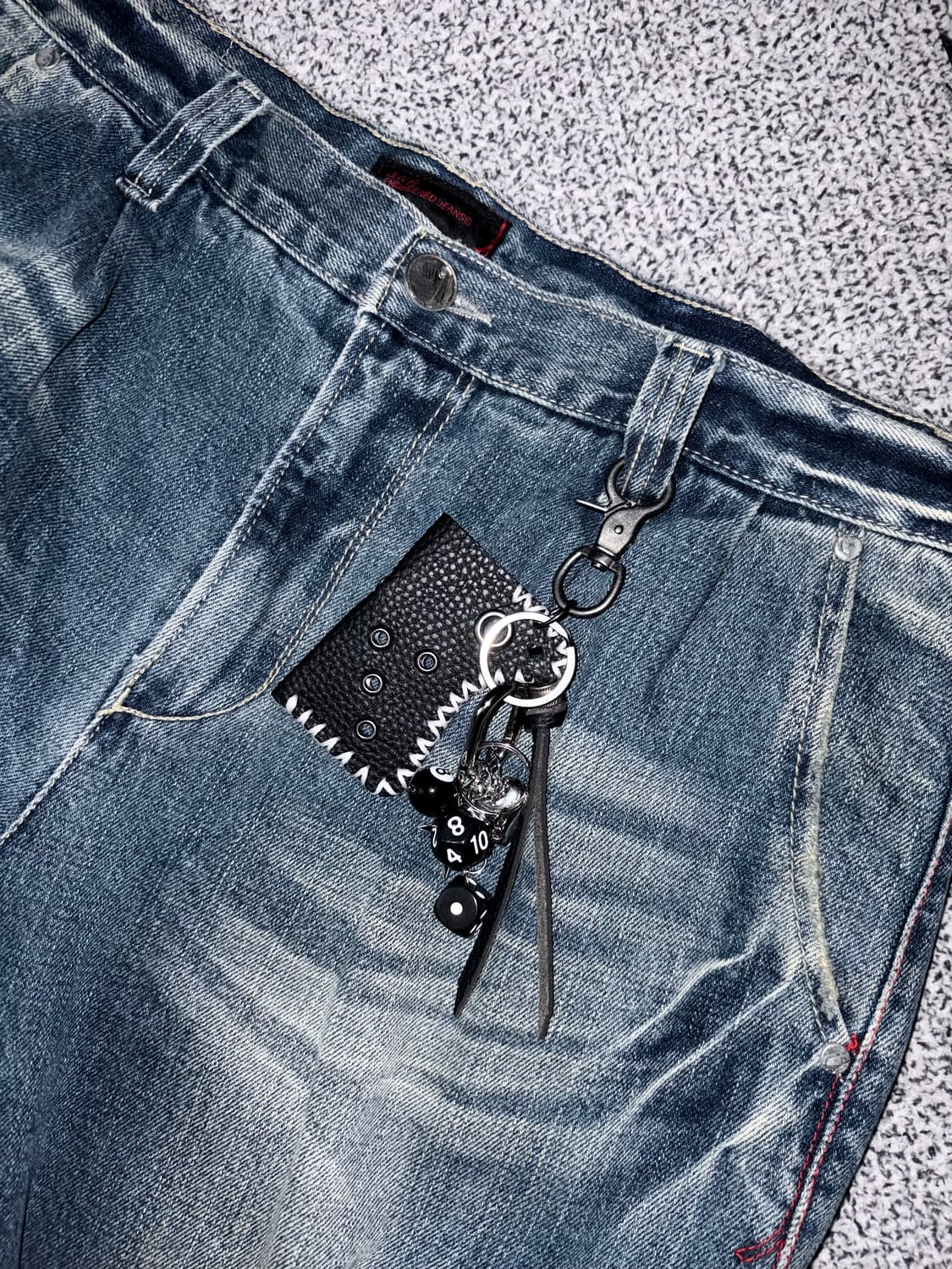 빈티지 다이스 키링 상품이미지1